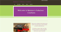 Desktop Screenshot of madisonsfabcreations.com
